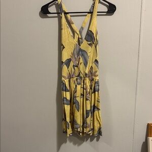 Kimchi Blue Yellow Floral Mini Dress